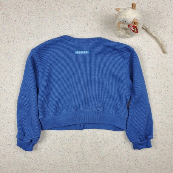 Vintage Waffle Knit Floral Top 4t - Picture 6 of 7